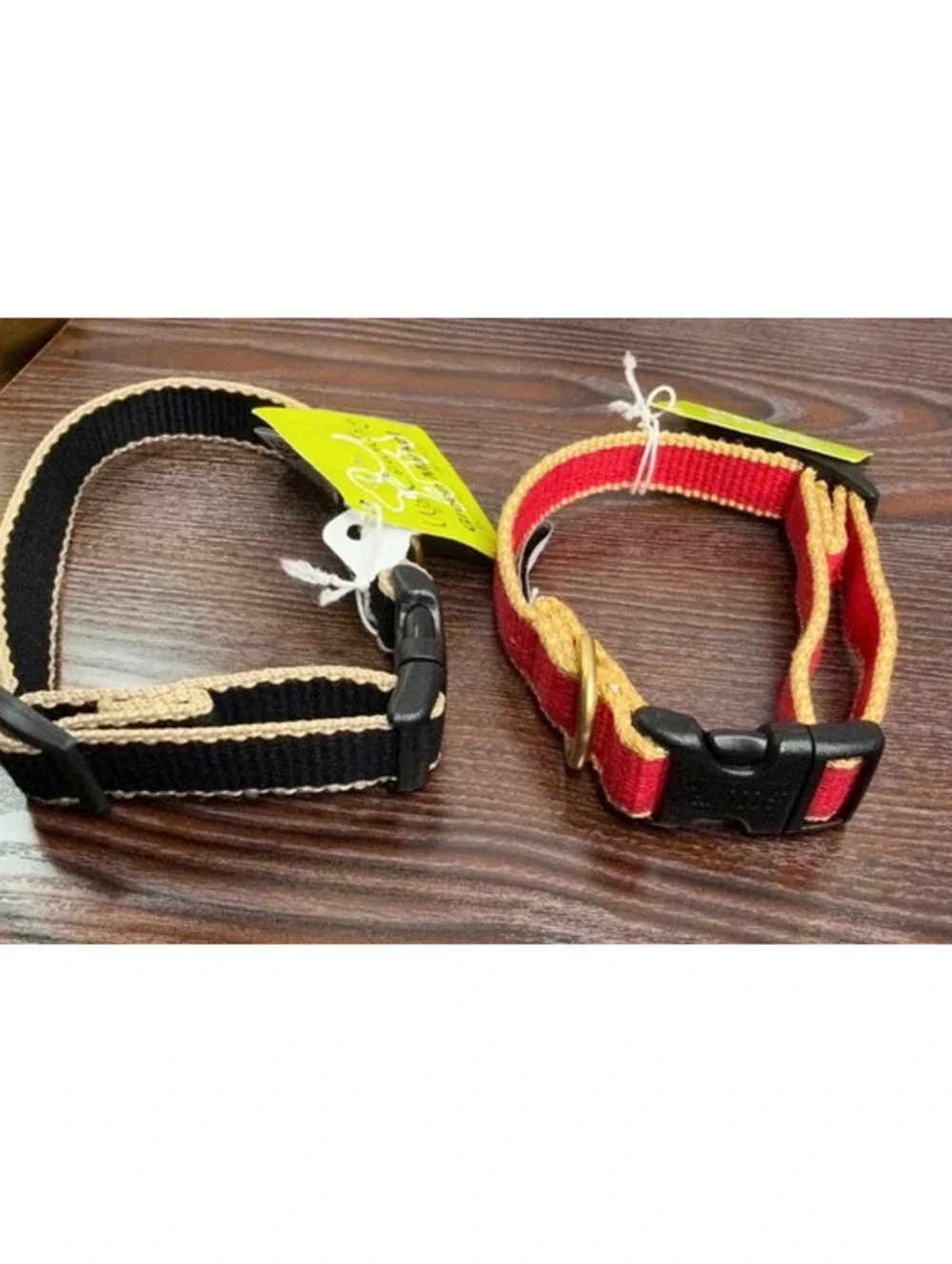 2 New Bamboo Dog Collars $30 MSRP